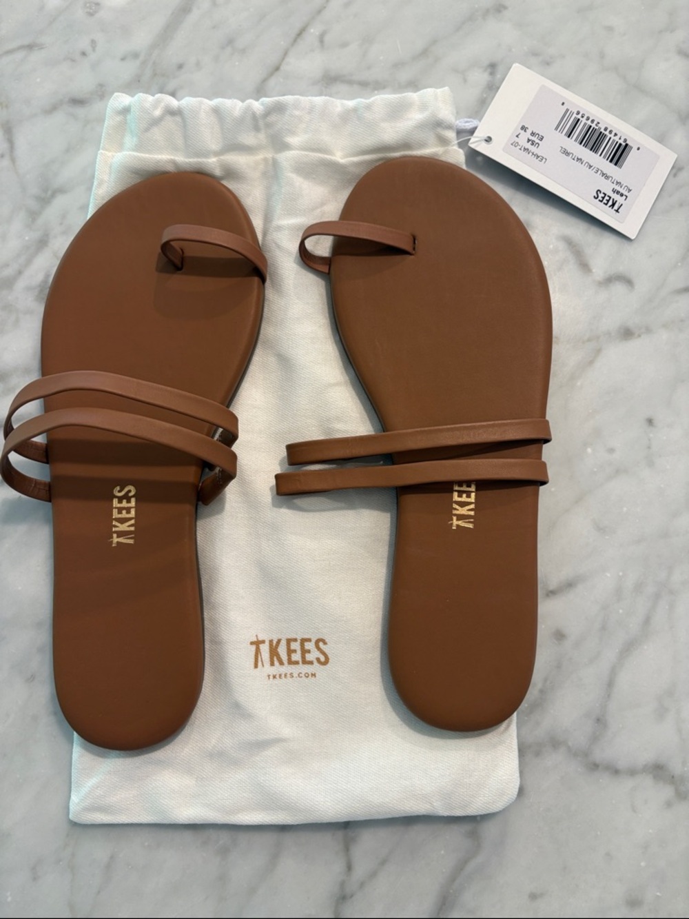 TKEES Leah Sandals - Au Naturale